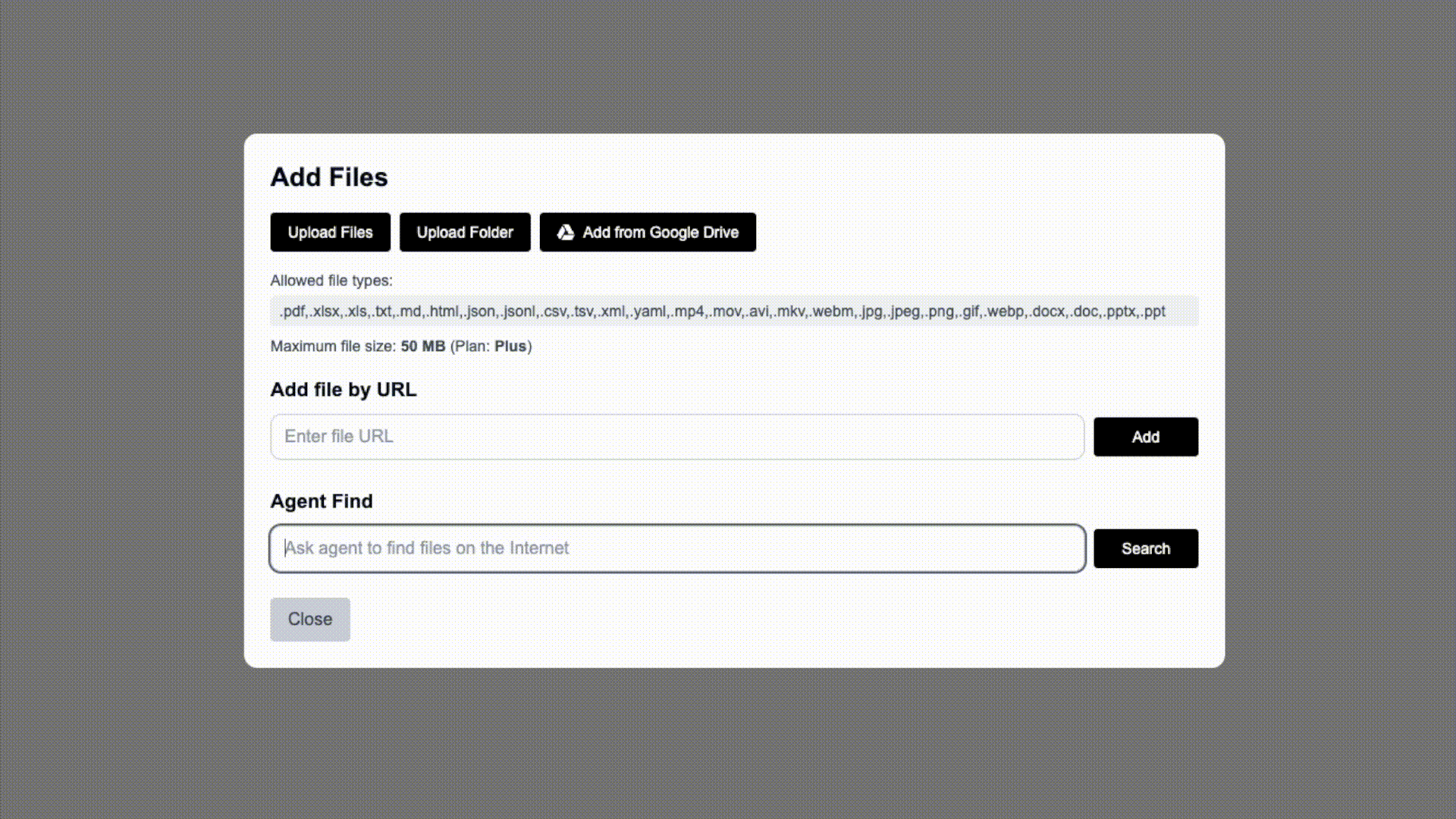 Animated gif of agent find